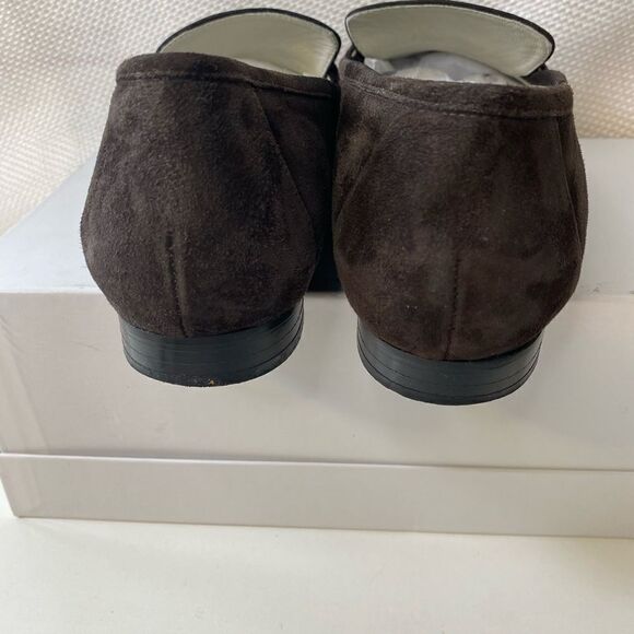Bruno Magli brown suede loafers made in Italy size 37 or 7 - Picture 4 of 12